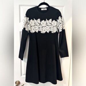 Valentino Black and White Dress
